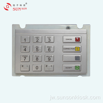 Waterproof Encryption PIN pad kanggo Vending Machine